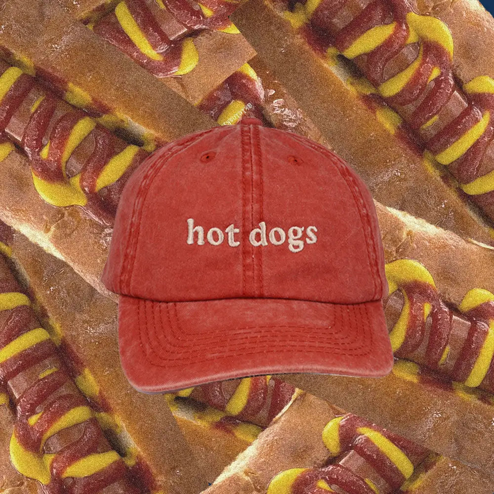 "Hot dogs" Dad Cap