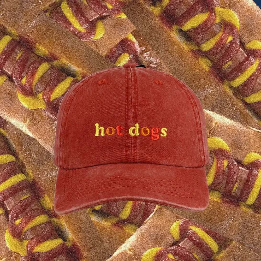 "Hot dogs" Dad Cap